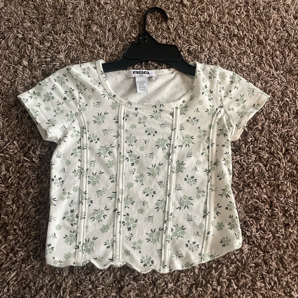 RSQ Floral Crop Top